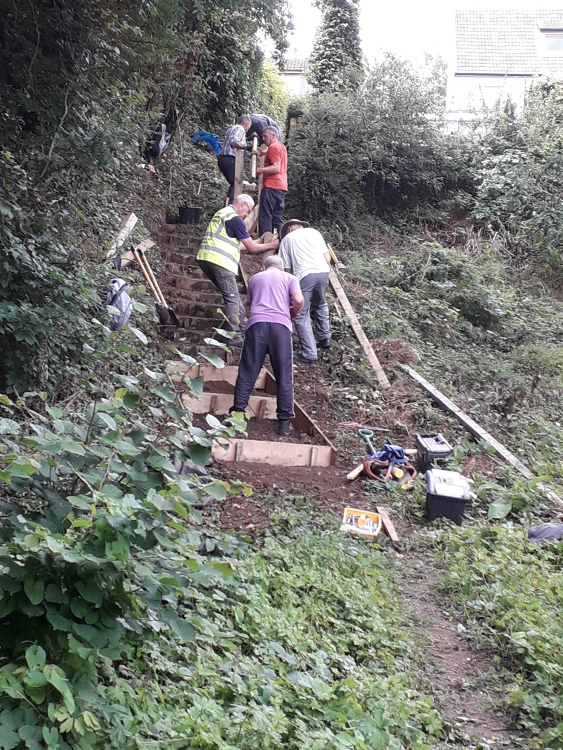 Pensford steps during
